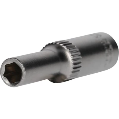 Immagine di BRILLIANT TOOLS BT020951 Bussola esagonale 1/4&quot;, versione lunga, 5 mm [Powered by KS TOOLS]