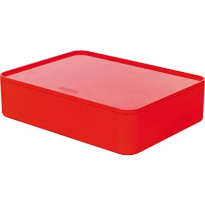 Immagine di HAN 1110 17 SMART ORGANIZER ALLISON, pratico portautensili impilabile con vassoio interno e coperchio, colore: cherry red