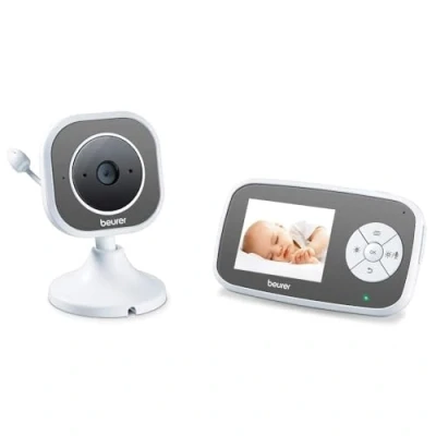 Immagine di Beurer BY 110 Babyphone Video Wi Fi con Funzione di Visione Notturna a Infrarossi e Modalita ECO, Grigio