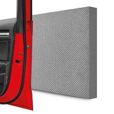 Immagine di STRACKS® 4 protezioni da parete per garage, 40 x 20 2 cm, extra spesse, la vostra auto e del protezione autoadesiva bordi della porta, set pezzi, motivo a quadri,