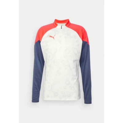 Immagine di PUMA Singolcup Top con Cerniera a 1/4, Sudor Uomo, Orchidea Fuoco Bianco, L
