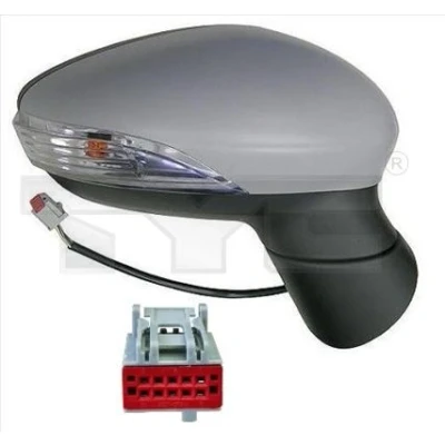 Immagine di Specchietto retrovisore esterno Tyc 310 0260 Sx con la prima mano per regolazione elettrica specchio, asferico, termico FORD: FIESTA 6, 6 Van