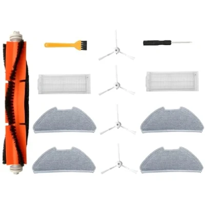Immagine di Accessori per Xiaomi Mi Robot Vacuum Mop 2 Pro/Ricambi Lite/Modelli MJST1SHW, MJSTL, MJST1S aspirapolvere 1 spazzola principale, spazzole laterali, filtri, panni la pulizia