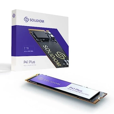 Immagine di Solidigm™ P41 Plus Series 2TB SSD Unità a stato solido interna GEN 4 NVMe 4.0 x4 M.2 2280 3D NAND (2TB, 80mm, PCIe x4)