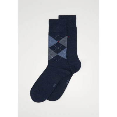 Immagine di Tommy Hilfiger mens Check Classic Sock, blue, 39 42 (2er Pack)