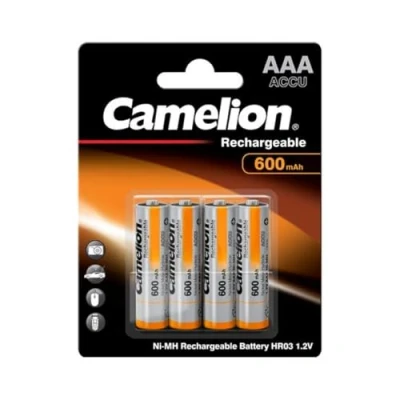Immagine di 4 X AAA batteria ricaricabile 600 mAh di ricambio per telefono cordless Siemens Gigaset A400 A415 C430 C300 A380 A385 a38h A580 A585 a58h
