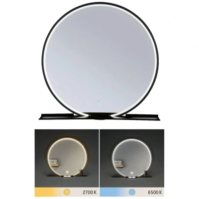 Immagine di Paulmann Miro Lampada LED per specchio (monocolore) 10.5 W Bianco caldo Nero