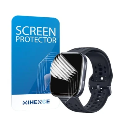 Immagine di MIHENCE pellicola protettiva compatibile con CMF by Nothing Watch Pro Smartwatch, TPU HD Smartwatch [6 pezzi]