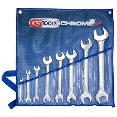 Immagine di KS Tools, Chiave inglese, Set di chiavi aperte doppie CHROMEplus