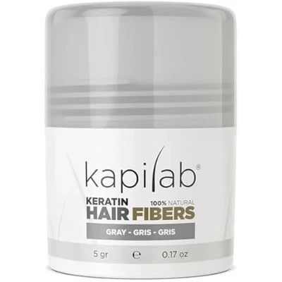 Immagine di Kapilab Fibre Capillari Nascondi la calvizie e dona volume (5 gr, Grigio)