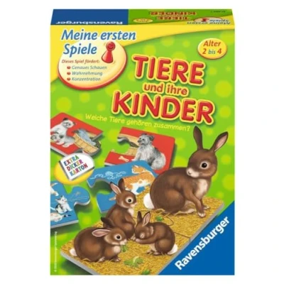 Immagine di Ravensburger 21403 Puzzle &quot;Animali e i loro cuccioli&quot;