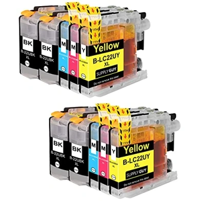 Immagine di Supply Guy 10 cartucce compatibile con Brother LC 22U per DCP J785DW MFC J985DW
