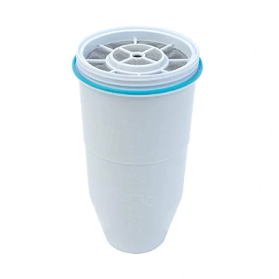 Immagine di ZeroWater Filtri Caraffa Acqua a 5 Fasi, Filtrante con Certificazione NSF Riducono la Presenza di Piombo, PFOA/PFOS e Altri Metalli Pesanti Confezione da 1, Bianco
