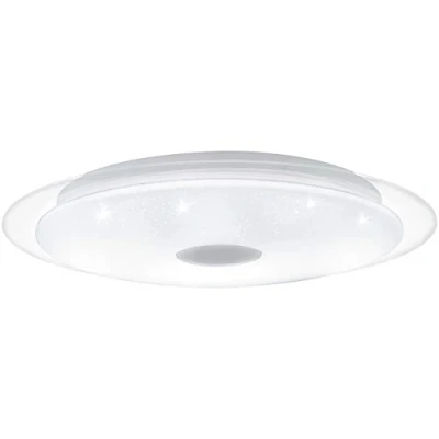 Immagine di Eglo Lampada da Parete/da Soffitto, Trasparente, Ø 56 cm, Bianco