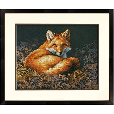 Immagine di Dimensions Needlecrafts 70 35318 Volpe in Un Raggio di Sole Punto Croce, Cotone, Multicolore, 1.04 x 23.77 32.51 cm