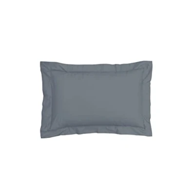 Immagine di Sleepdown Oxford 5056557501915 Set di 2 federe in 100% puro cotone, 63 x 89 cm, colore: ardesia