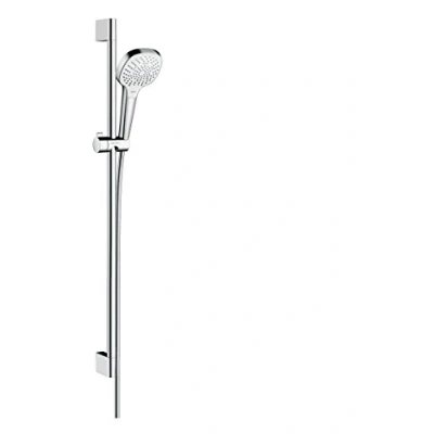 Immagine di hansgrohe Croma Select E Set doccia Multi EcoSmart 9 l/min con asta 90 cm, bianco/cromo, 26591400