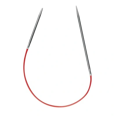 Immagine di Addi AD7107025 05.00 Ferri da maglia circolari, argento, 5mm, 25cm Länge