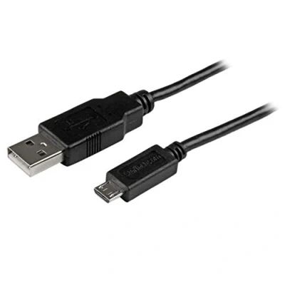 Immagine di Startech.com Cavo di Sincronizzazione e Ricarica USB a Micro Slim per Smartphone Tablet Android, B da 1 m