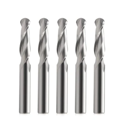 Immagine di EU_HOZLY 6 x 22 mm 2 flauto carburo fresa a testa sferica CEL confezione da 5