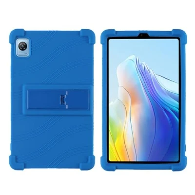 Immagine di GIOPUEY Cover Compatibile con Blackview Tab 60 Supporto Custodia Protettiva in Silicone TPU Morbida Case Dark Blue