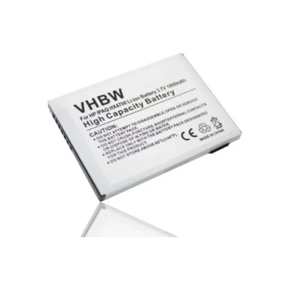 Immagine di vhbw batteria compatibile con HP IPAQ HX4700, H48xx, HX4000, HX4705 smartphone cellulare PDA notepad tablet (1800mAh, 3,7V, Li Ion)