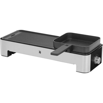 Immagine di WMF 0415170011 Elettrico Griglia da tavolo Con regolazione manuale della temperatura Nero, Argento