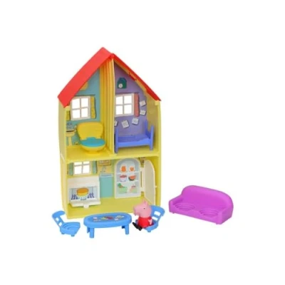 Immagine di Peppa Pig Peppa’s Adventures Family House Playset Preschool Toy, Includes Figure And 6 Accessories