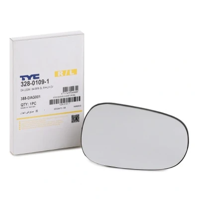 Immagine di TYC 328 0109 1 Vetro Specchio Retrovisore bilaterale RENAULT: Modus / Grand Modus, CLIO 1, 2, NISSAN: MICRA 3