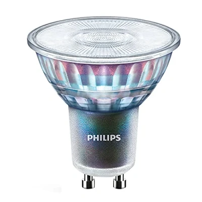 Immagine di Philips Lighting 70769200 LED (monocolore) ERP G (A G) GU10 Forma cilindrica 5.5 W = 50 Bianco caldo (Ø x L) mm 54 dimmerabile 1 pz.