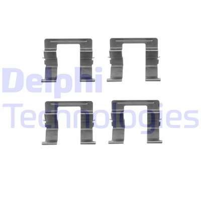 Immagine di DELPHI LX0420 Kit accessori, Pastiglia freno MAZDA: 6 SW