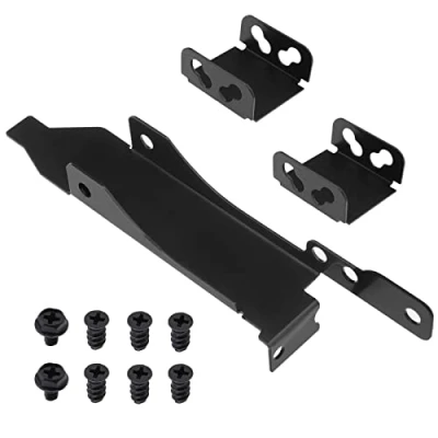 Immagine di EMSea PCI Slot Staffa Doppia Ventola Montaggio Rack GPU per Uno/Due 120mm Case Computer Ventole Supporto Radiatore Metallo Nero
