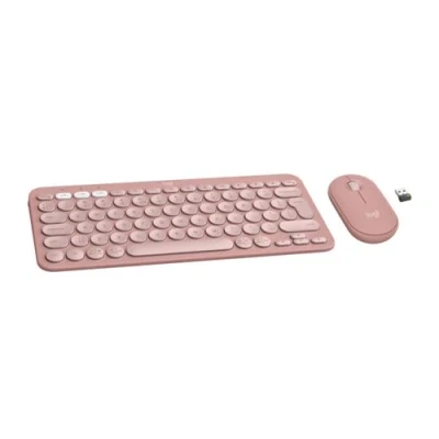 Immagine di Logitech Pebble 2 Combo Layout Internazionale QWERTY, Rosa