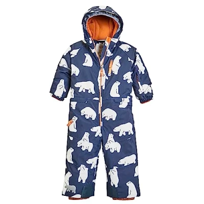 Immagine di firstinstinct by killtec bambini Tuta da sci/tuta neve con cappuccio, impermeabile FISW 33 MNS ONPC, dark blue, 110, 39910 000