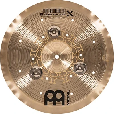Immagine di Meinl Cymbals GX 14FCH J Generation X Thomas Lang Signature Piatto Jingle Filter China, 14&quot; (35,6 cm), Finitura standard