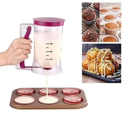 Immagine di PERFETSELL Dosatore per Pastella da 900 ml Pancake Muffin Cupcake Distributore Dolci Impasti Torte Manuale