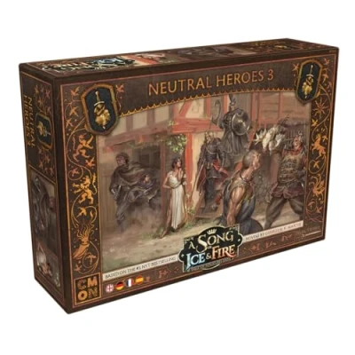 Immagine di CMON, A Song of Ice &amp; Fire Neutral Heroes 3 (Neutrale 3), Espansione, Tabletop, 2 giocatori, dai 14+ anni, 45 60 minuti, tedesco, multilingue