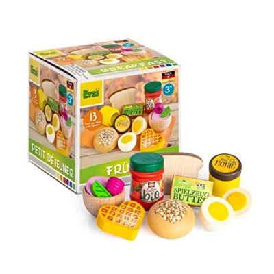 Immagine di Erzi 28141 Gioco Set Colazione Assortimento (11 pezzi in legno di faggio FSC)