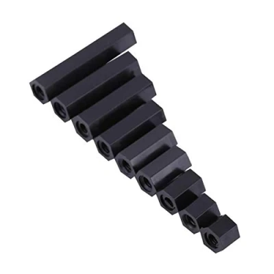 Immagine di 100 Pz PA66 M3 Femmina x Esagonale Filettato Distanziatore Pilastro Dado(M3*5)