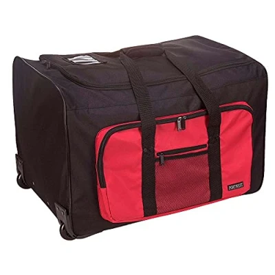 Immagine di Portwest B907BKR Borsa Trolley Multi Tasche, Nero/Rosso