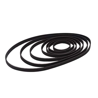 Immagine di cinghia dentata GT2, PowerTool, sincrona in gomma 6 mm di larghezza per stampante 3D, macchina CNC, 1220mm 2GT 6mm, Nero , 631