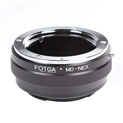 Immagine di Fotga Anello adattatore convertitore E Mount per obiettivo Minolta MD a fotocamera Sony Mirrorless NEX 3 5C 6 A7 A7S A7RII III A9 A6000 A6300 A6500