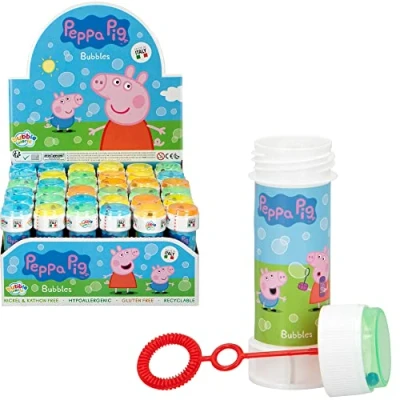 Immagine di Dulcop Bolle di Sapone Peppa Pig, Multicolore, 60 mL, 103.597000