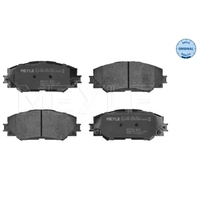 Immagine di MEYLE 025 243 3617 Kit pastiglie freno ORIGINAL Quality Assale anteriore Non predisposto per contatto segnalazione usura con lamierino anticigolío