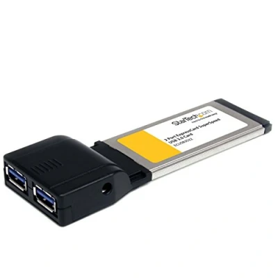 Immagine di StarTech.com Adattatore Scheda ExpressCard SuperSpeed USB 3.0 a 2 porte, 5Gbps, con supporto UASP, (ECUSB3S22)