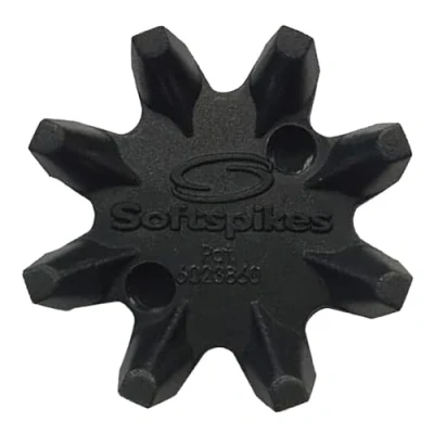 Immagine di SOFTSPIKES, Black Widow Cleat (Q Lok), Nero, Conchiglia Unisex Adulto, Clamshell of 1 Set