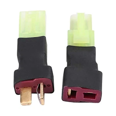 Immagine di spina T maschio a mini tamiya femmina, Plug Connettore 2 pezzi/set Pezzi Wireless maschio/femmina adattatore 4wd 1/12