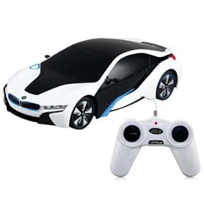 Immagine di Liberty Imports 48400 BMW I8 1:24 Auto telecomandata, Colore Bianco e Nero, Scale, Conce12pt Car