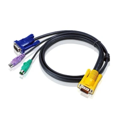 Immagine di ATEN Cavo KVM PS/2 con SPHD 3 in 1 6 m VGA Nero 2L 5206P