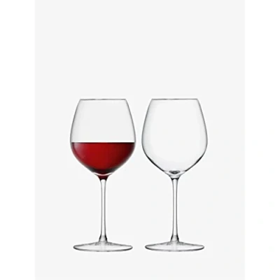 Immagine di LSA Set di due bicchieri da vino rosso, 400 ml, trasparenti